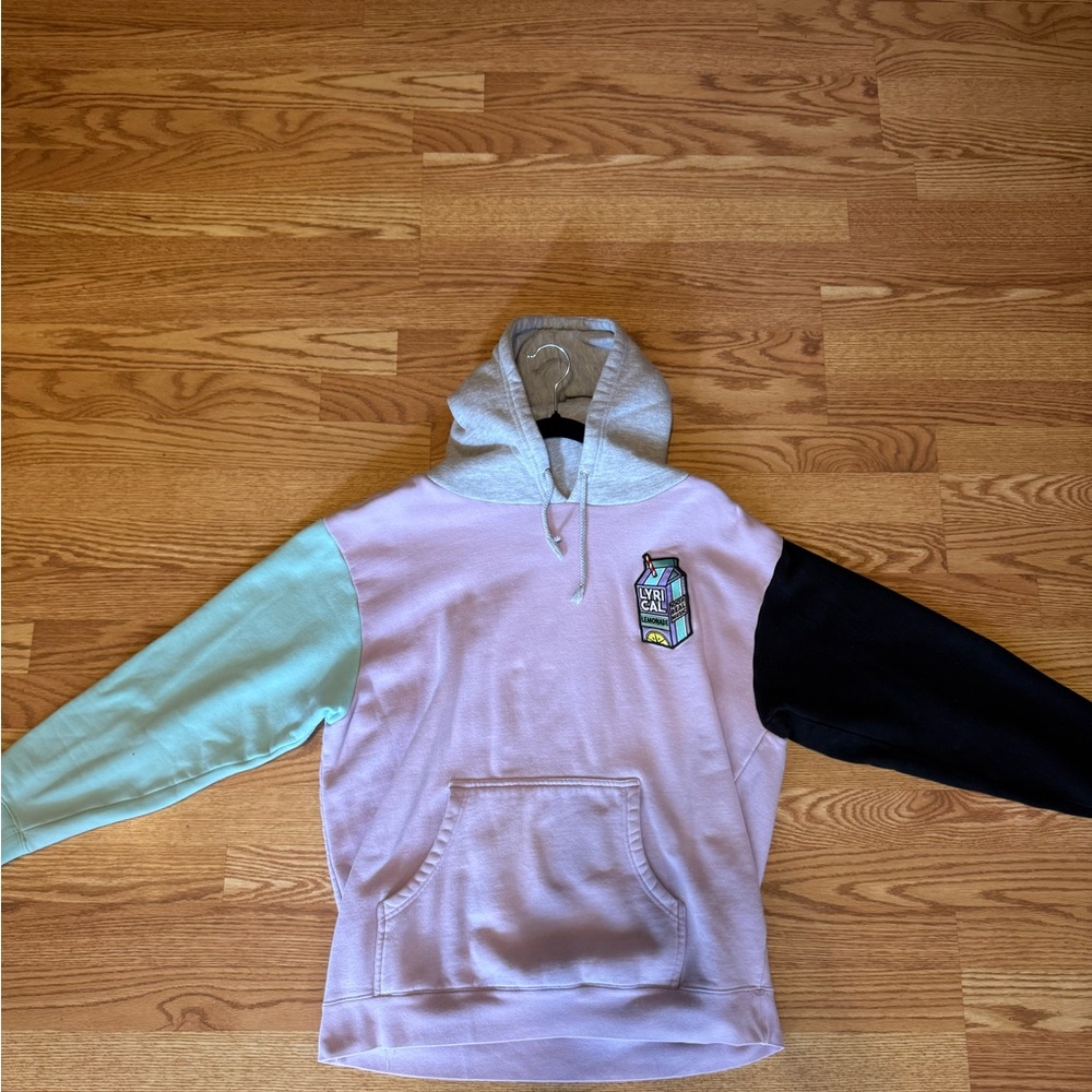 Lyrical Lemonade Colorblock Hoodie with Patch